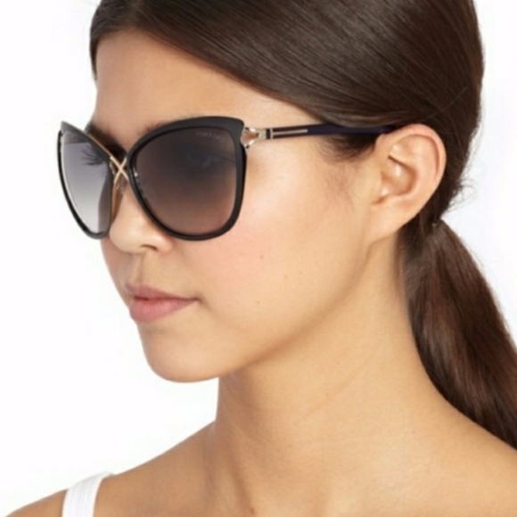 New TOM FORD Gradient White Butterfly Sunglasses - Picture 7 of 8